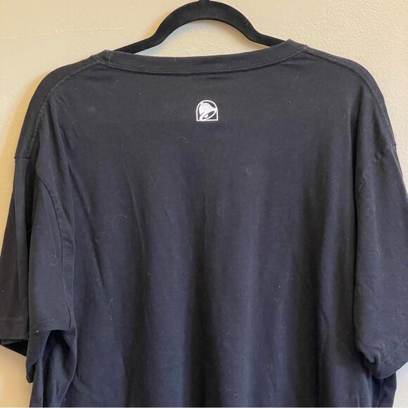 Taco Bell 2X short sleeve t-shirt black white Fast Food pop art bell - Picture 6 of 7